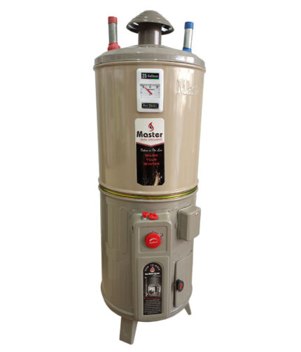 25 gallons electric + gas geyser deluxe model